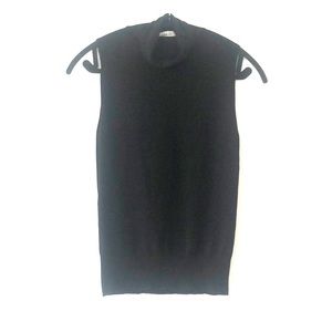 Zara knit sleeveless mock neck